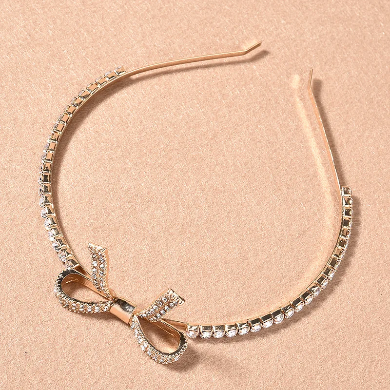

Crystal Female Small Rhinetone Hair Clips Luxury Women Bowknot Hair Pin Vintage Wedding Hair Jewelry Accessories
