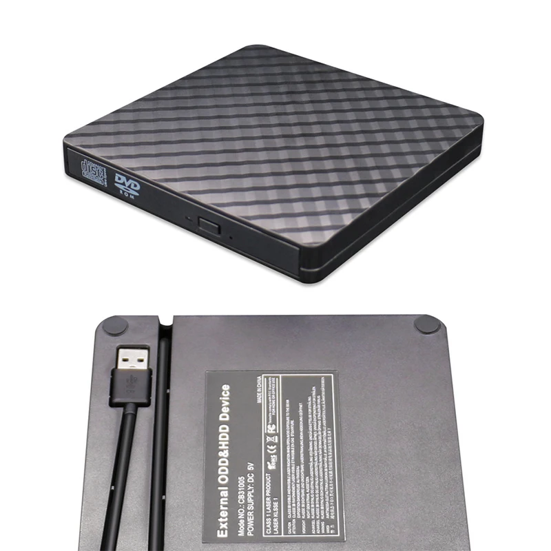 USB 3 0 Оптический привод чехол Комплект внешний мобильный DVD/CD ROM подходит для