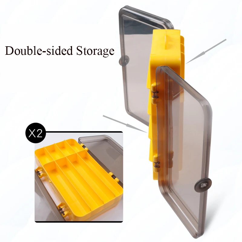 Портативный уличный ящик для рыболовных снастей водонепроницаемый