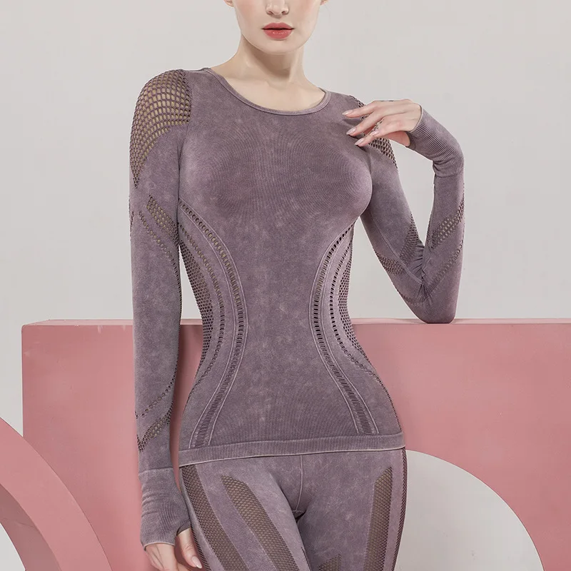 

Женские топы для тренажерного зала, йоги, рубашки с длинным рукавом, одежда для тренировок, фитнеса, бега, спортивные футболки, тренировочна...