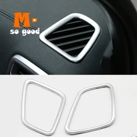 abs matte for lhd kia optima k5 2016 2017 car air condition vent outlet cover trim accessories styling 2pcs