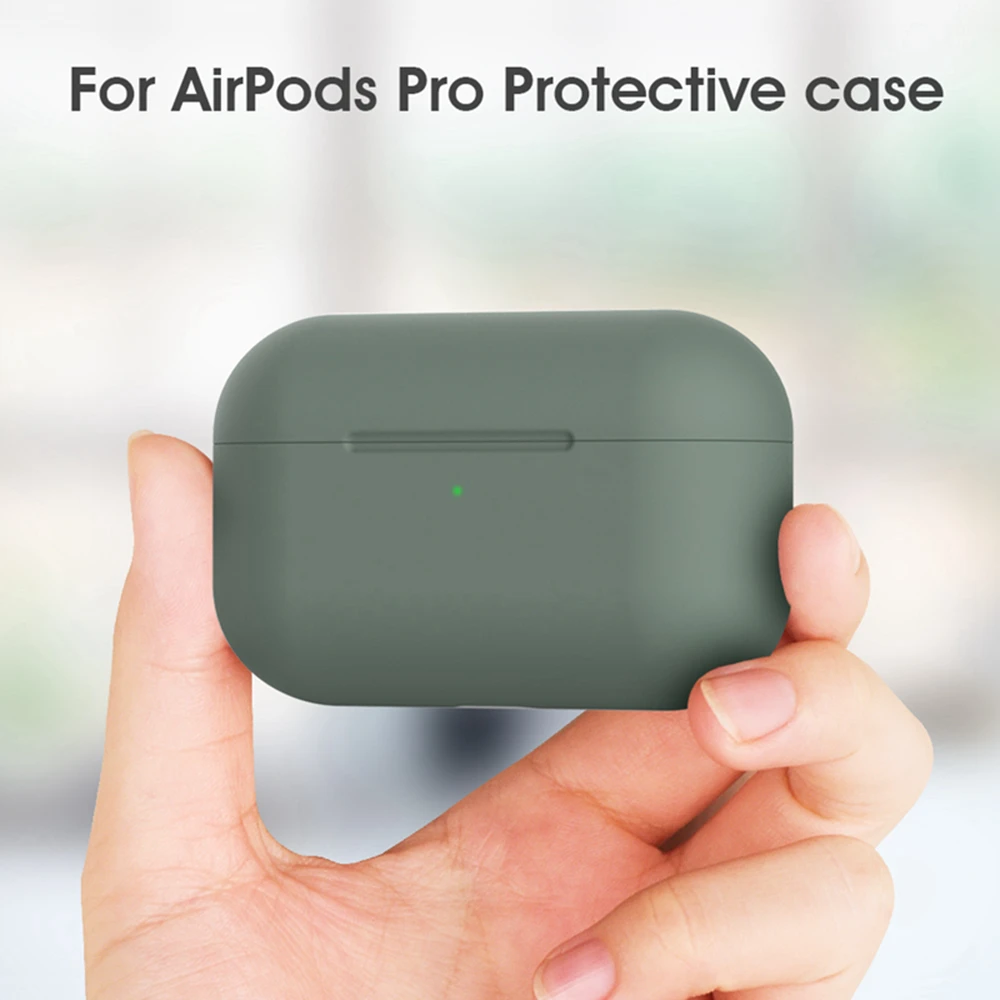 Силиконовый чехол для наушников Apple AirPods Pro TWS водонепроницаемый ударопрочный