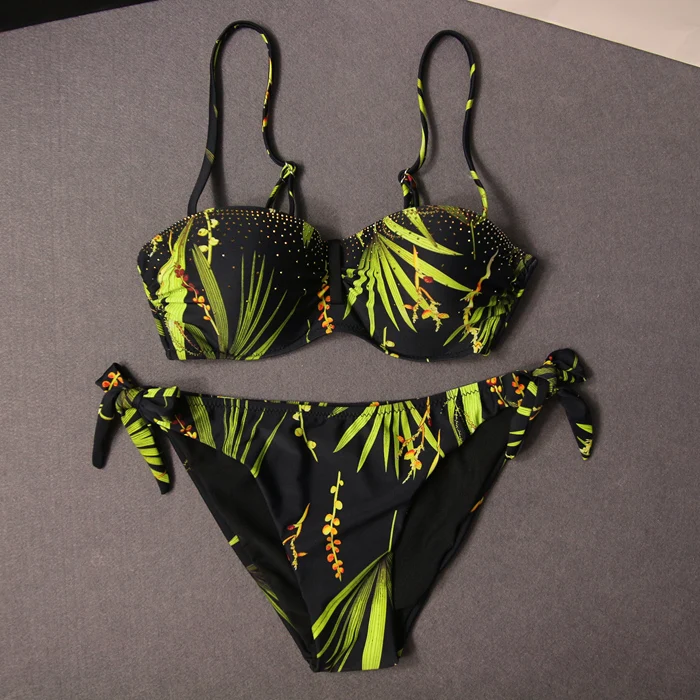 

New Sexy High Waist Bikini Women Swimsuit Push Up Swimwear Print Bikini Set Brazilian Bathing Suit Beachwear Swimming Suit