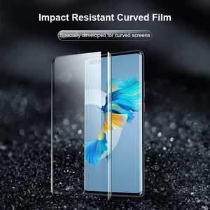 for huawei mate 40 pro screen protector nillkin impact resistant curved fully glued soft film for huawei mate 40 pro plus rs free global shipping