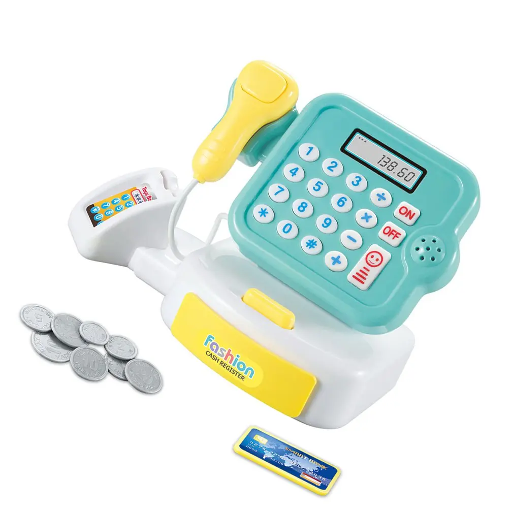 Children'S Home Toys Mini Supermarket Cashier Calculate Girls'Gifts With Sound And Light Cash Register Toy | Игрушки и хобби