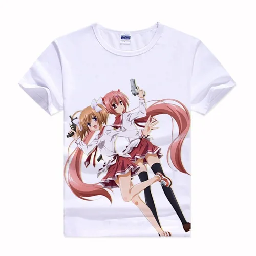 Футболка для косплея японского аниме Хидан no Aria летняя футболка с мультяшным