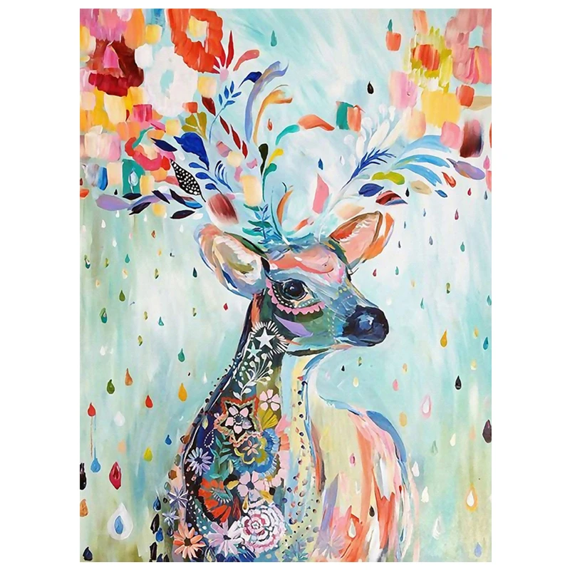 2019 Горячая Распродажа вышивка крестиком из мультфильма Лось алмазная картина