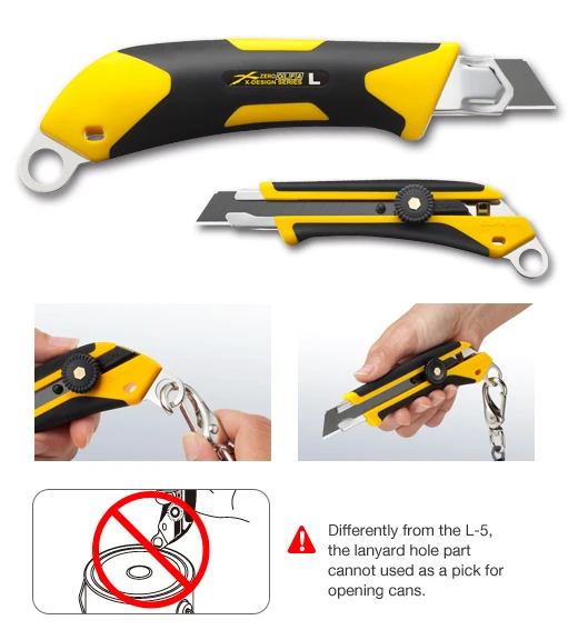 made in japan OLFA X-Design Cutter with Suspension Hole / 18mm / 218B / L-6