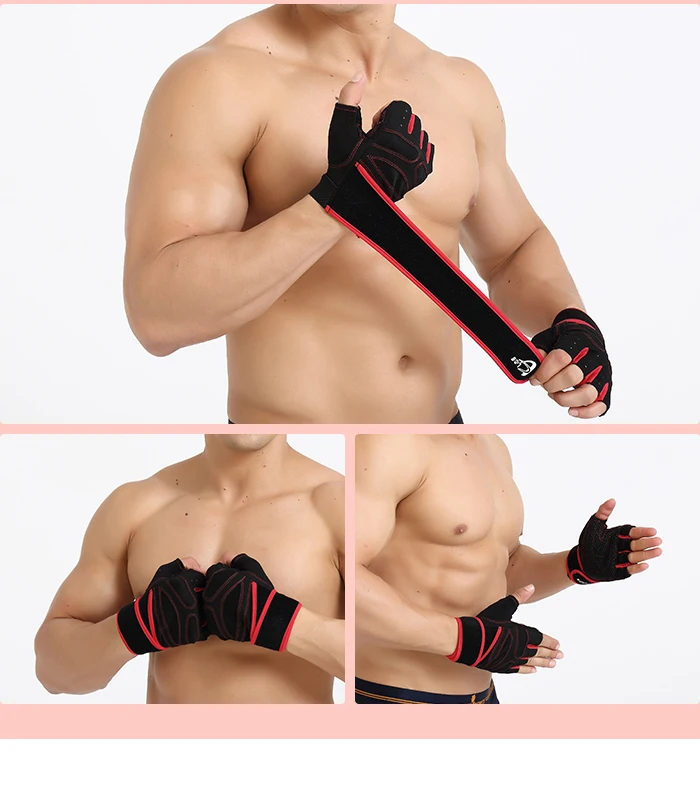 S XL перчатки для спортзала спортивные упражнения тяжелой атлетики бодибилдинга