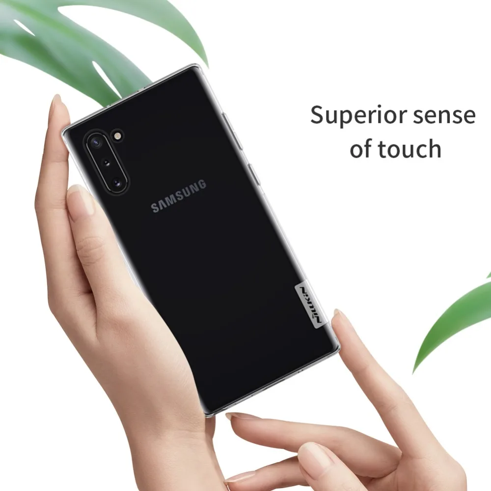 Чехол для samsung Galaxy Note 10 10+ Nillkin Натуральный Мягкий ТПУ Силиконовые прозрачные задняя крышка чехол для samsung S10 PLUS S10e