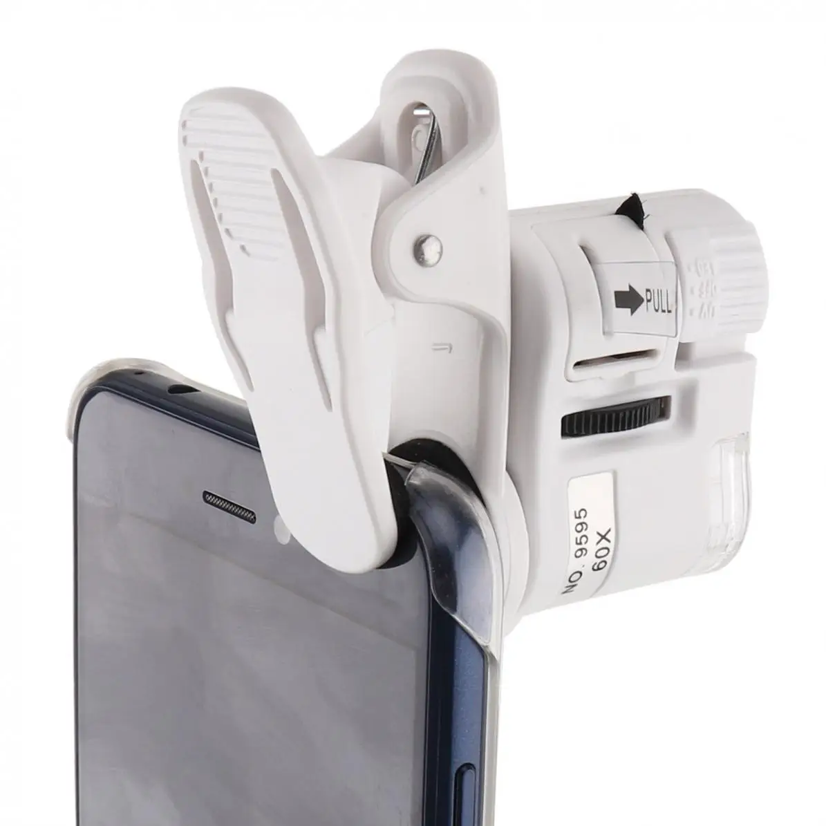 60X увеличительное стекло универсальный мобильный телефон мини портативный зажим