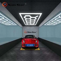 st5028 professional and patented led lighting fixtures with the frame for the car beauty and auto detailing shop decoration