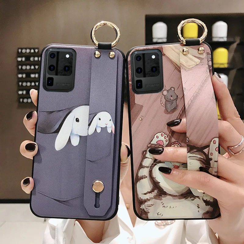 Чехол-держатель для телефона Samsung Galaxy A30 a40 a50 a60 a70 a10 a20 мягкий чехол из ТПУ с