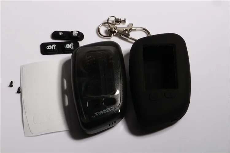 

Russia Case for CENMAX ST-5A+Silicone Case Russian LCD Remote Control for CENMAX ST5A 5A LCD Keychain