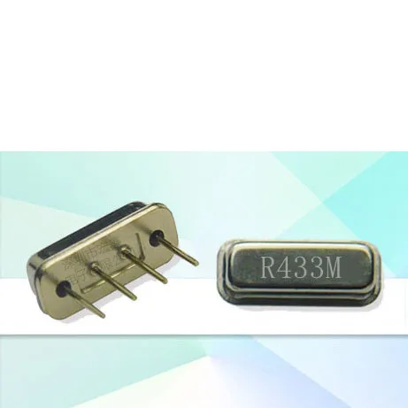 10 шт. акустическая поверхность Crystal F11 R433A 433 м с 4P 75K резонатором позолоченный 92 МГц