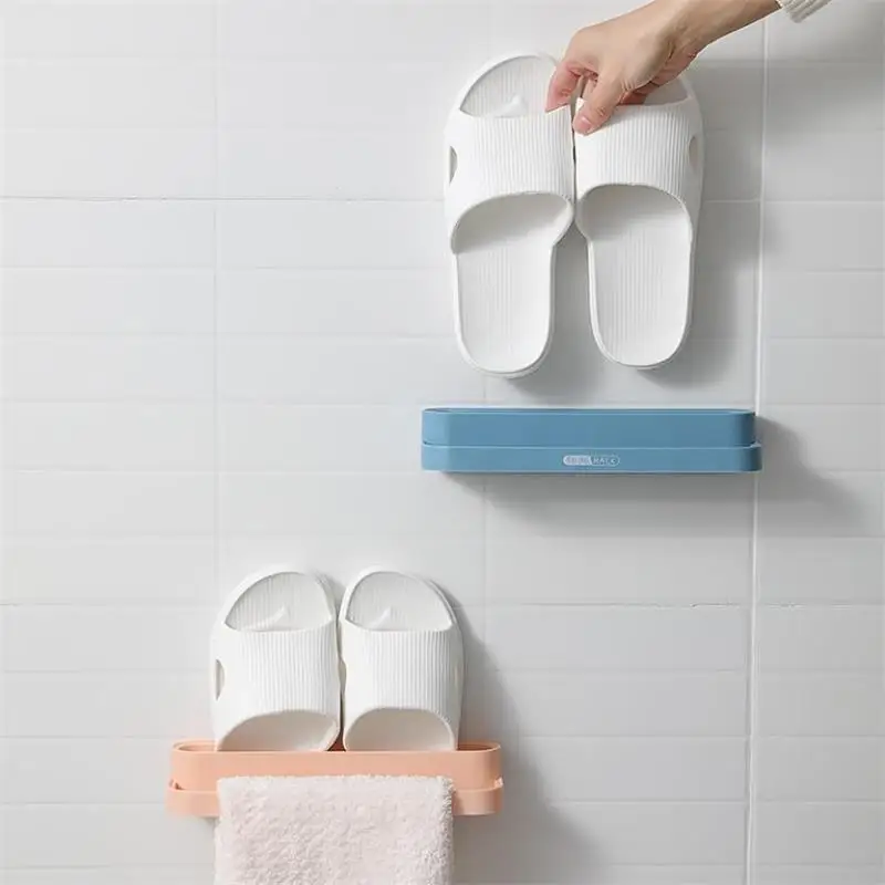 Вешалка для обуви компактный органайзер шкафов и чуланов на клейкой основе