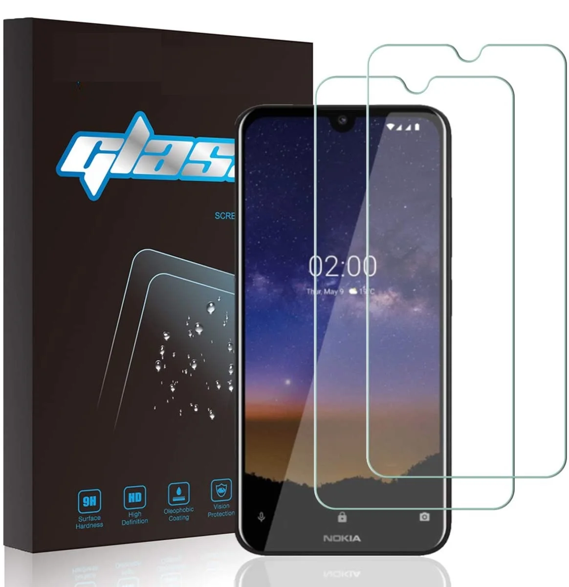 

Для Nokia 5,3 закаленное стекло 9H Защитная передняя защита экрана для Nokia 5,3 Защитная пленка для экрана
