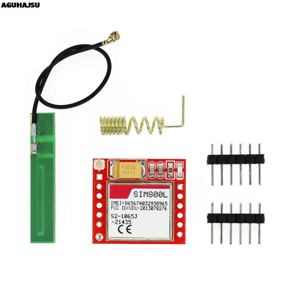 Самый маленький SIM800L GPRS GSM модуль комплект карта microsim Core плата четырехдиапазонный