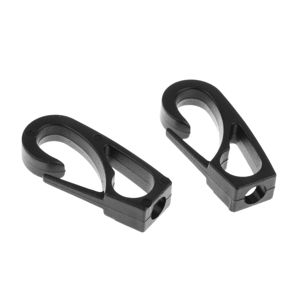 

Cord Bungee Cord Clip Leash HOOK Kayaks Fixing Accessories 4.4*1.9*1cm 10pcs