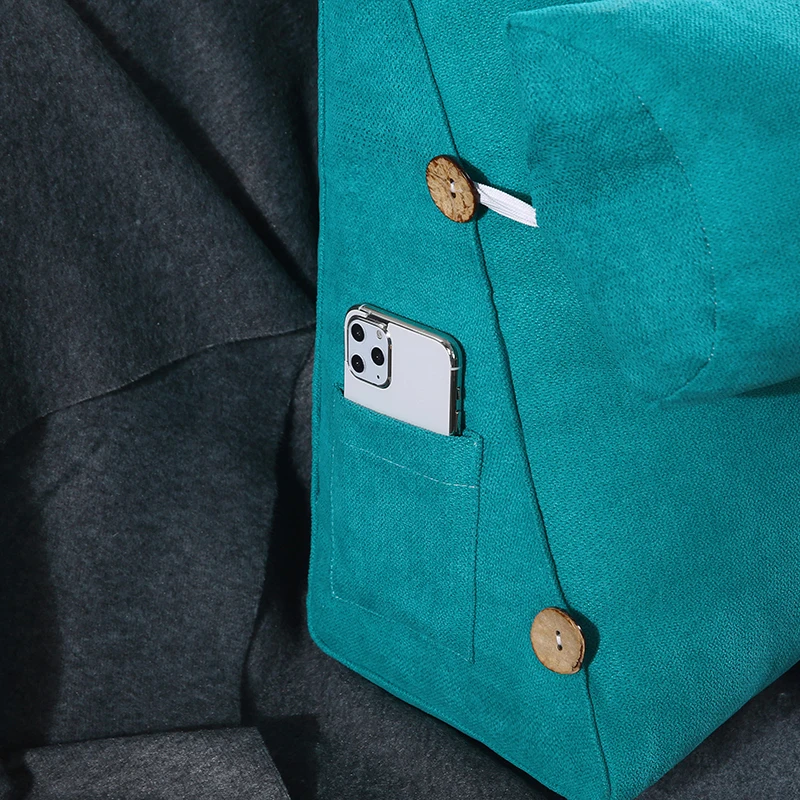 Удобные бархатные туфли на танкетке Подушка чтения кровати большой диван