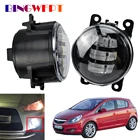 2 X Автомобильный передний бампер, противотуманные фары в сборе, светодиодные дневные ходовые огни DRL для Opel Corsa D Hatchback 2007-2015