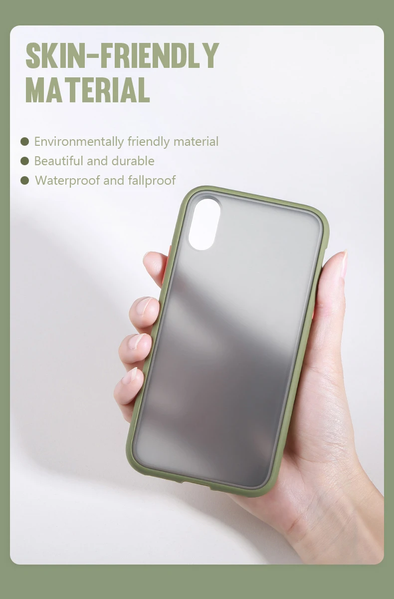 Чехол для телефона для iPhone 11 Pro X XR XS Max 7 8 Plus, роскошный Контрастный ЦВЕТНОЙ каркас, матовый жесткий защитный чехол для iPhone 11