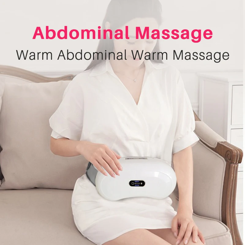 

Jinkairui Intelligent Multi Function Warm Abdominal and Stomach Gental Massager With Kneading Shiatsu Relieve Pain Healthy Slim