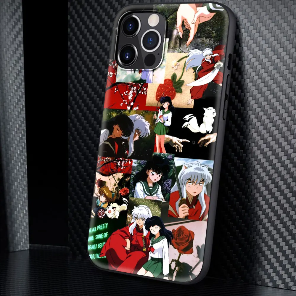 

Inuyasha Anime Silicone Case Coque For iPhone 12 11 Pro Max X XS Max XR 7 8 6 6S Plus Soft Phone Shell Cover Fundas Housing