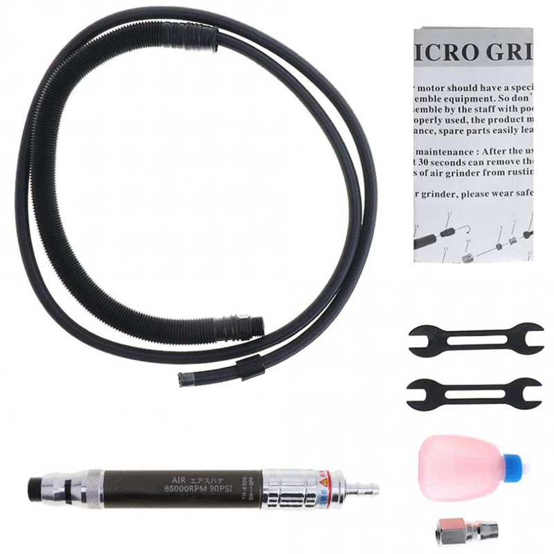 1/4 дюймовая мини высокоскоростная пневматическая шлифовальная машина ручка с