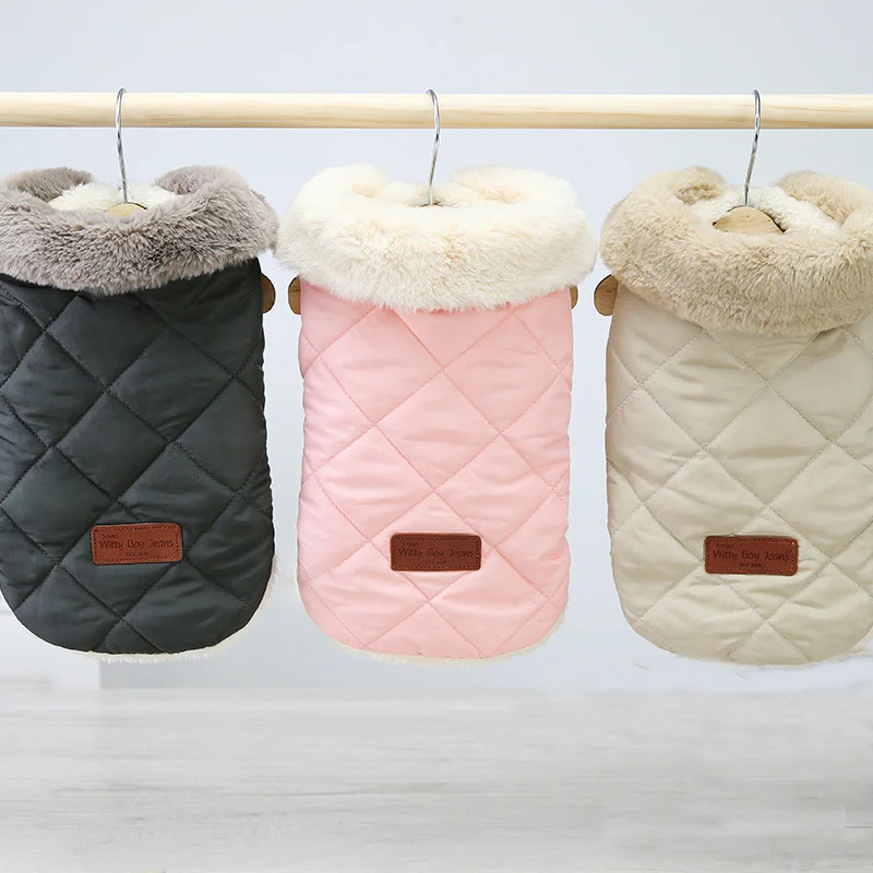 

Design Dog Winter Clothes Pet Super Warm Coat Luxury Jacket For Small Dog Clothing Chihuahua Apparel Puppy Outfit Bichon Outwear