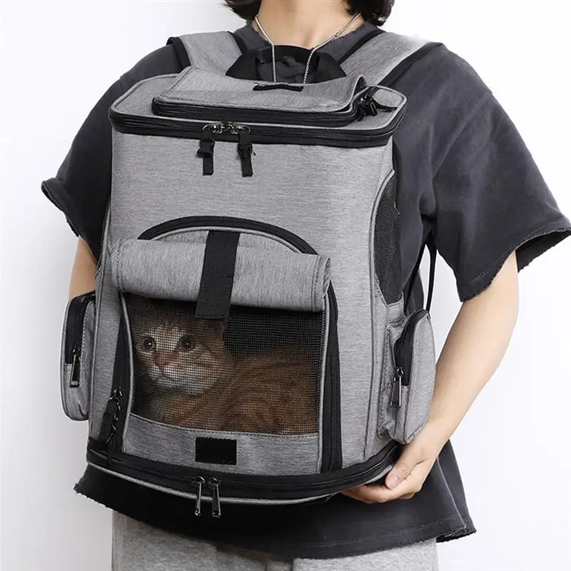 

1pc Dog Pack Cats Dogs Backpack Portable Pet Backpack Foldable Dog Bag for Gift Travel