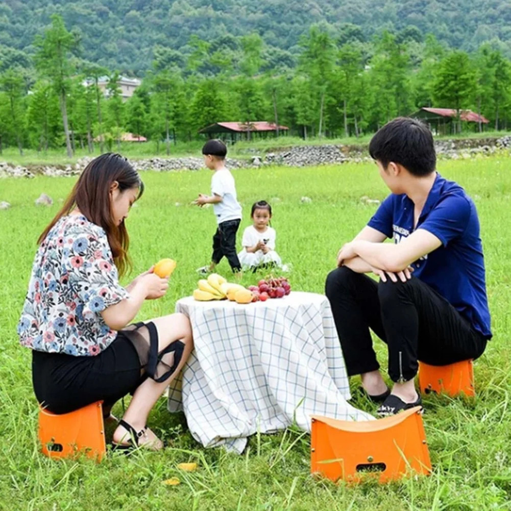 Пластиковый многофункциональный складной ступенчатый табурет домашний поезд