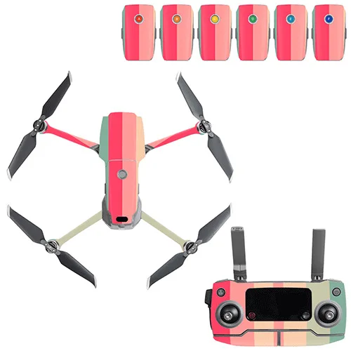 Граффити наклейка Skins Комплект для DJI Mavic 2 Drone Body sticker пустынный камуфляж наклейки аксессуары для кожи Mavic 2 PRO/Zoom
