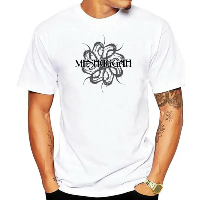 

2022 Authentic MESHUGGAH Mesh Spiral T-Shirt Charcoal S-2XL NEW men t shirt