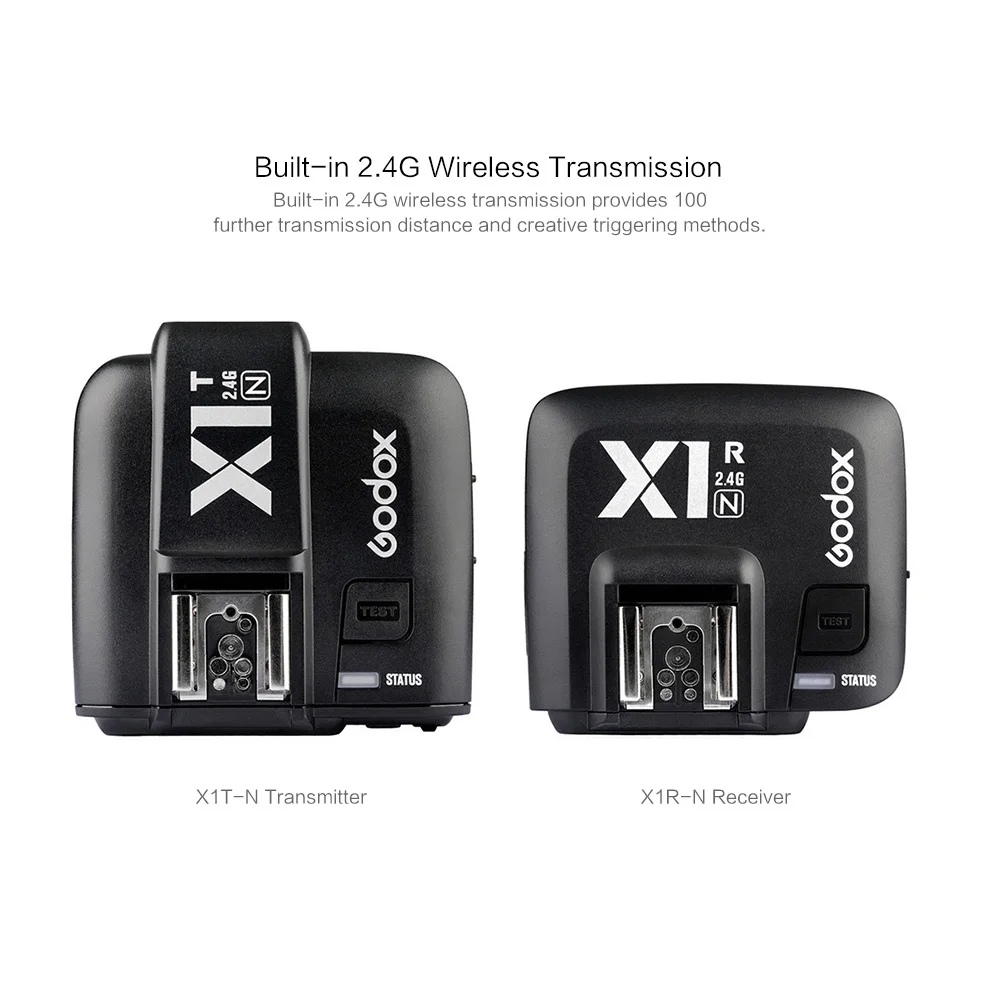 Godox X1N TTL 2 4 ГГц беспроводной триггер для вспышки JP с экраном многофункциональный