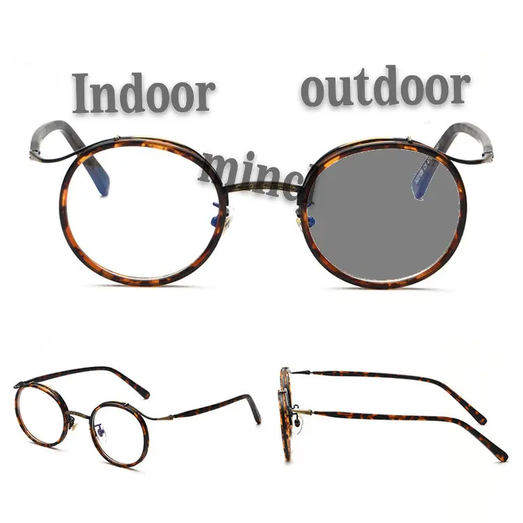 Дизайнерские фотохромные очки для чтения мужские дальнозоркости солнцезащитные