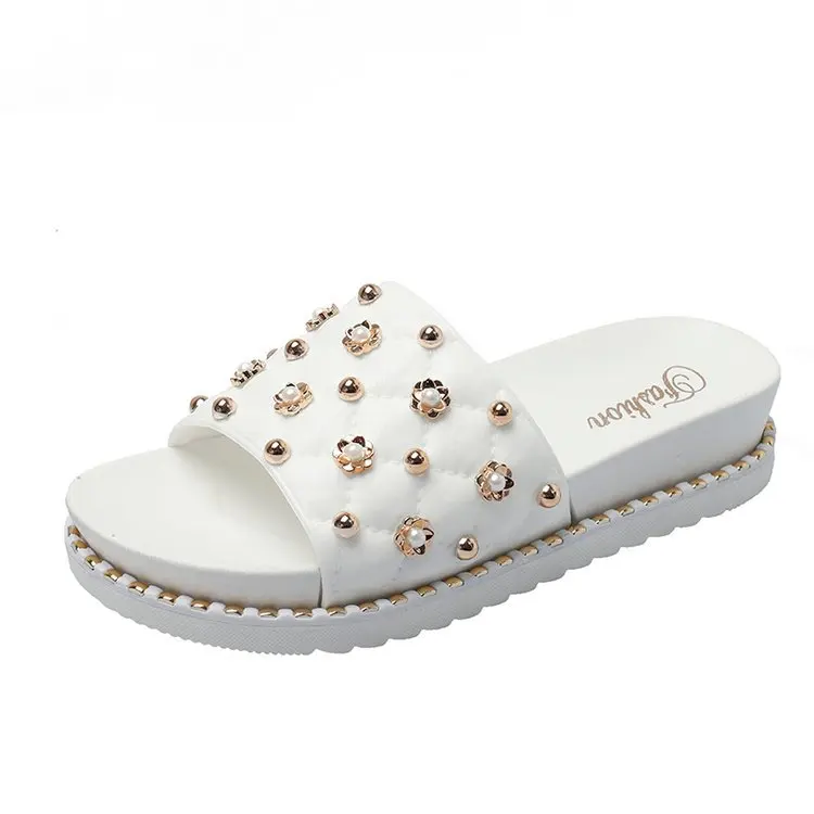 

Women Slippers Thick Bottom Casual Slides Sandals Sexy Vacation Beach Ladies Summer Flat Platform Flip Flops 698