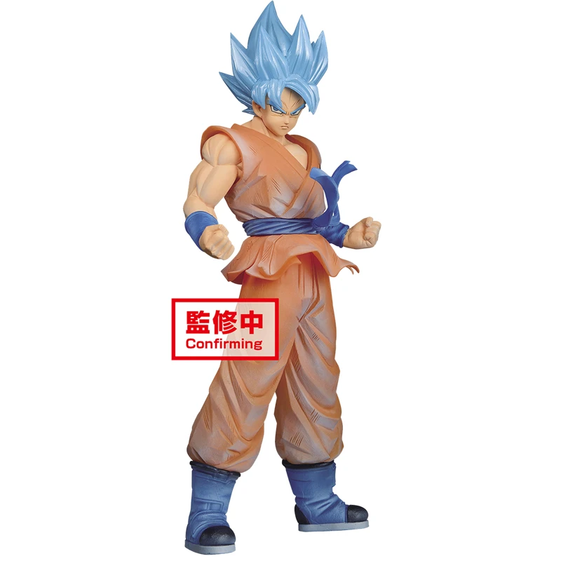 

Bandai Dragon Ball Z Anime Figure Son Goku Clearise Anime Peripheral Character Model Toy 20Cm Super Blue Collectibles Pvc Model
