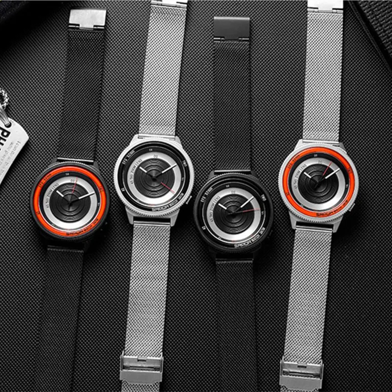 

Men's Watches Wrist Fashion Luxury Quartz Wristwatch Mens Business Simple Mesh Belt Men Watch Waterproof Male Relogio Clock Man