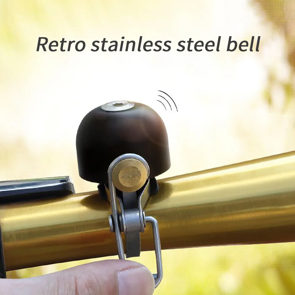 Retro Classical Bicycle Bell Clear Loud Sound MTB Road Bike Folding Bikes Mini Handlebar Ring Horn Safety Warning Alarm#373