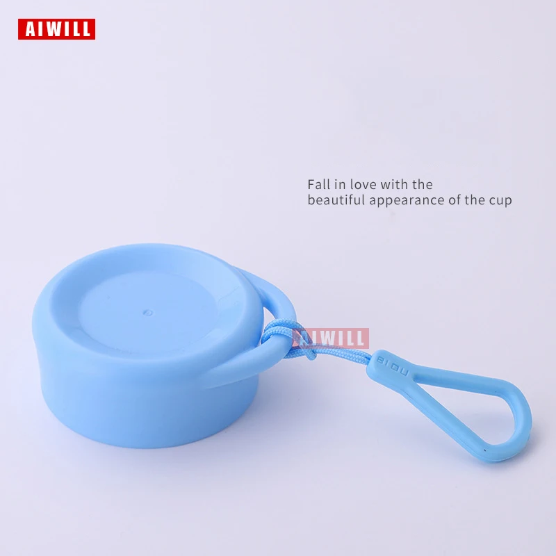 AIWILL матовая/прозрачная стеклянная бутылка для воды здоровый контейнер модная