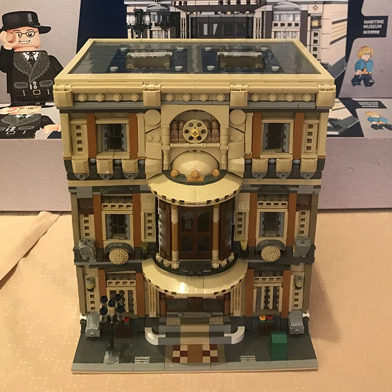 

XB01005 City Street View MOC Series The Maritime Museum Set Toys for Children Building Blocks Bricks Model Kit DIY BirthdayGift
