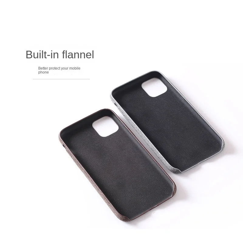 

Pure color fabric for iPhone 8plus phone xr 11pro x for mobile phone case all-inclusive anti-fall soft shell net red new