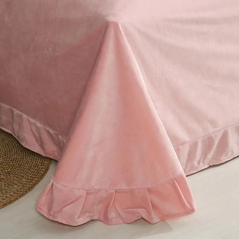 

Super Soft Warm Cosy Flannel Velvet Fleece Chinese Style Flower Embroidery Bedding Set Duvet Cover Flat/Fitted Sheet Pillowcases