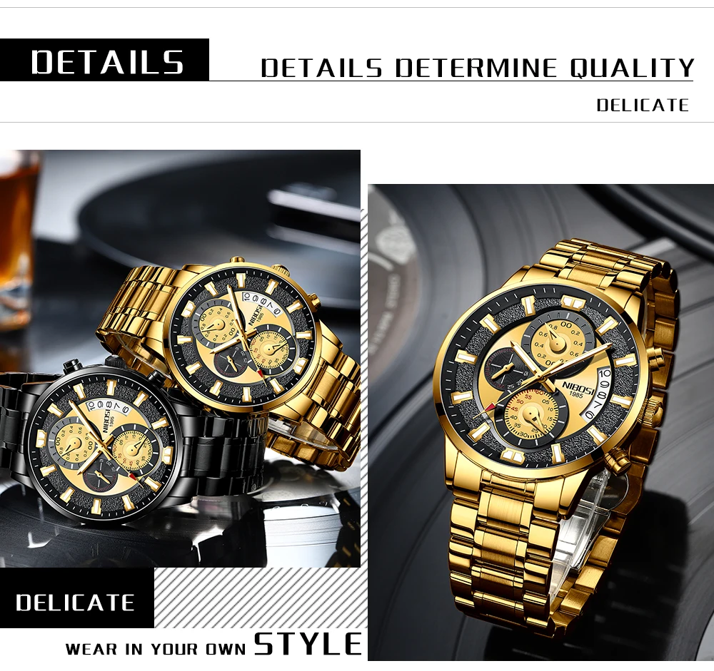 NIBOSI 2382 Luxury Men Watch description image 6