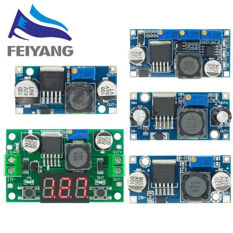 Регулируемый модуль регулятора DC-DC LM2596 LM2596S устройство 3A вход 4 В-35 В выход 1 23 в-30 в