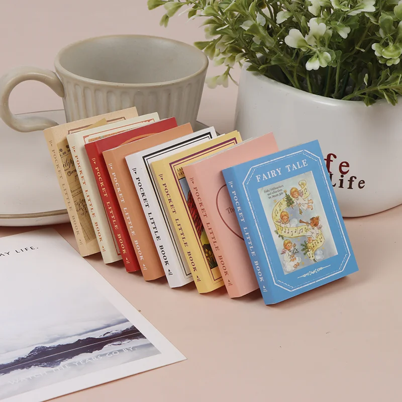 

1/12 Dollhouse Miniature Mini Full Color Magazine Book Model Furniture Decor Doll House Furniture Decoration