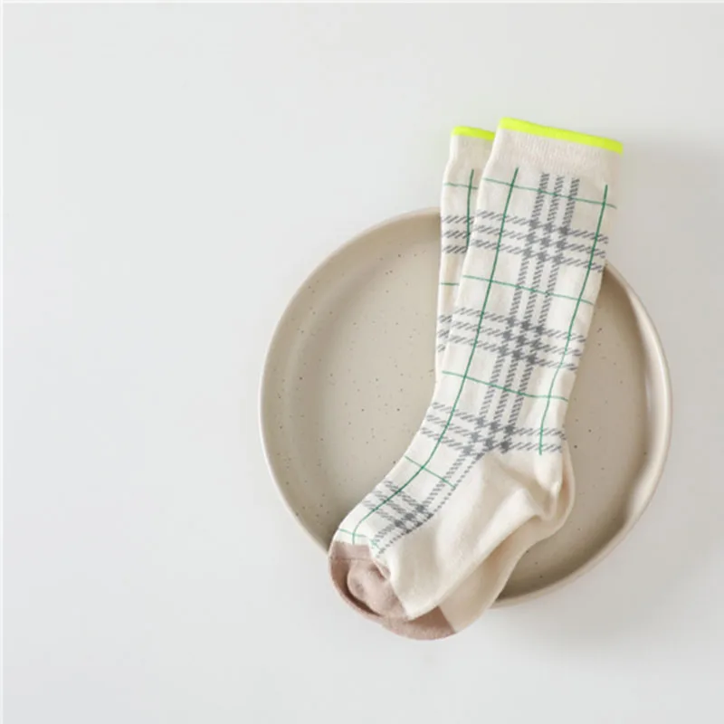 Носки-трубы для малышей сезон осень-зима хлопковые носки-тапочки мальчиков и