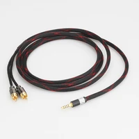 audiocrast 4 4mm 5 pole male balanced to 2rca upgraded cable for pha2a wm1a 1z zx300a