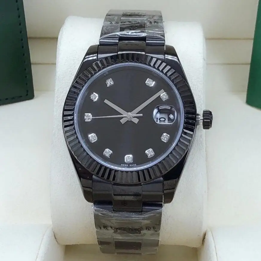 

2021 new models Luxury AAA Men Watch Waterproof Automatic Mechanical black Steel Sapphire daydaty 41mm Automatic